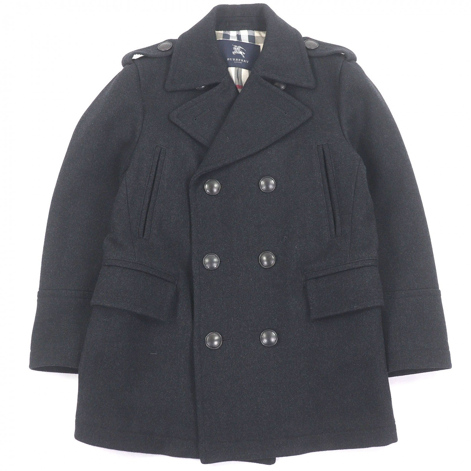 Burberry London Wool Double-breasted Coat