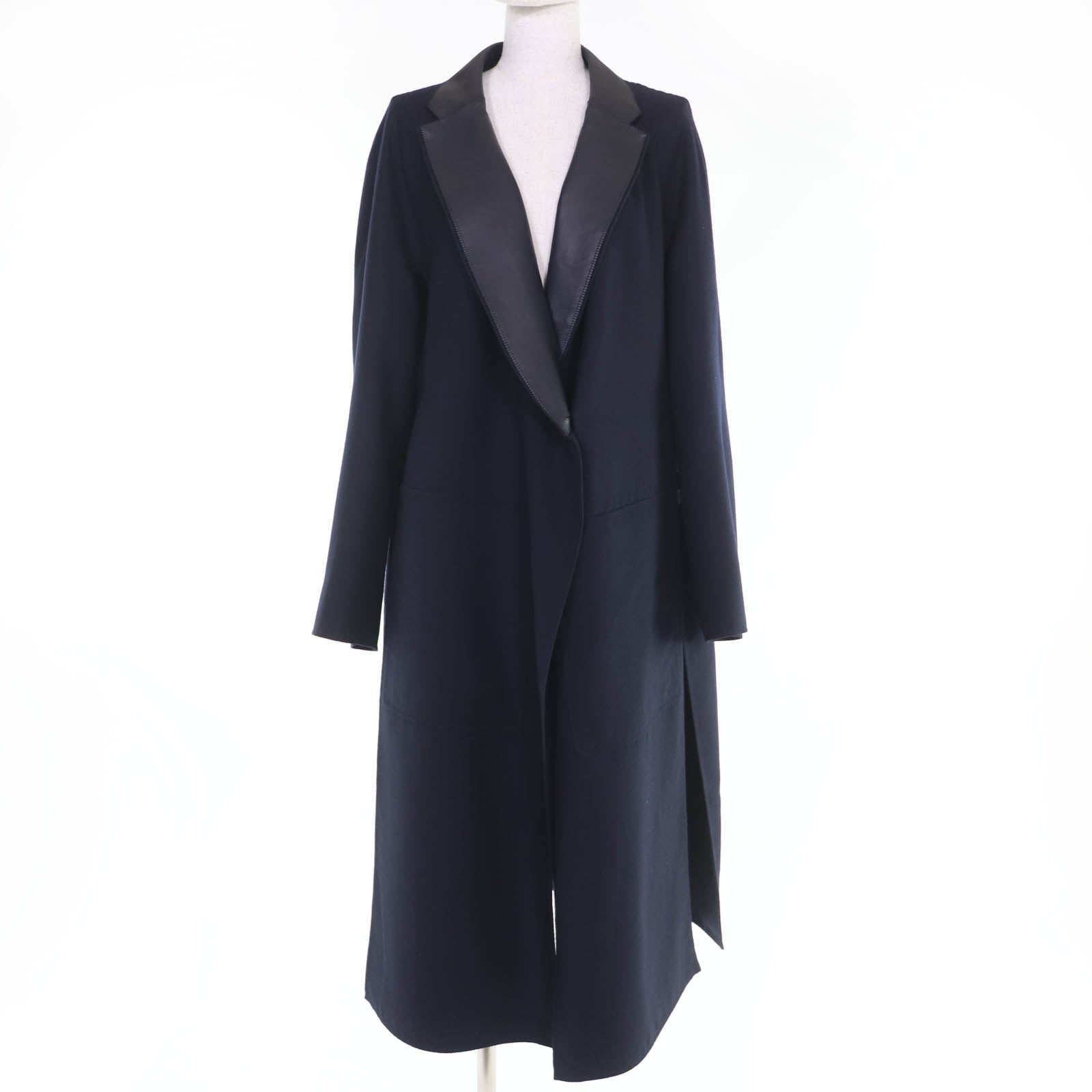 Hermes Soft Tilt Leather Mix Coat