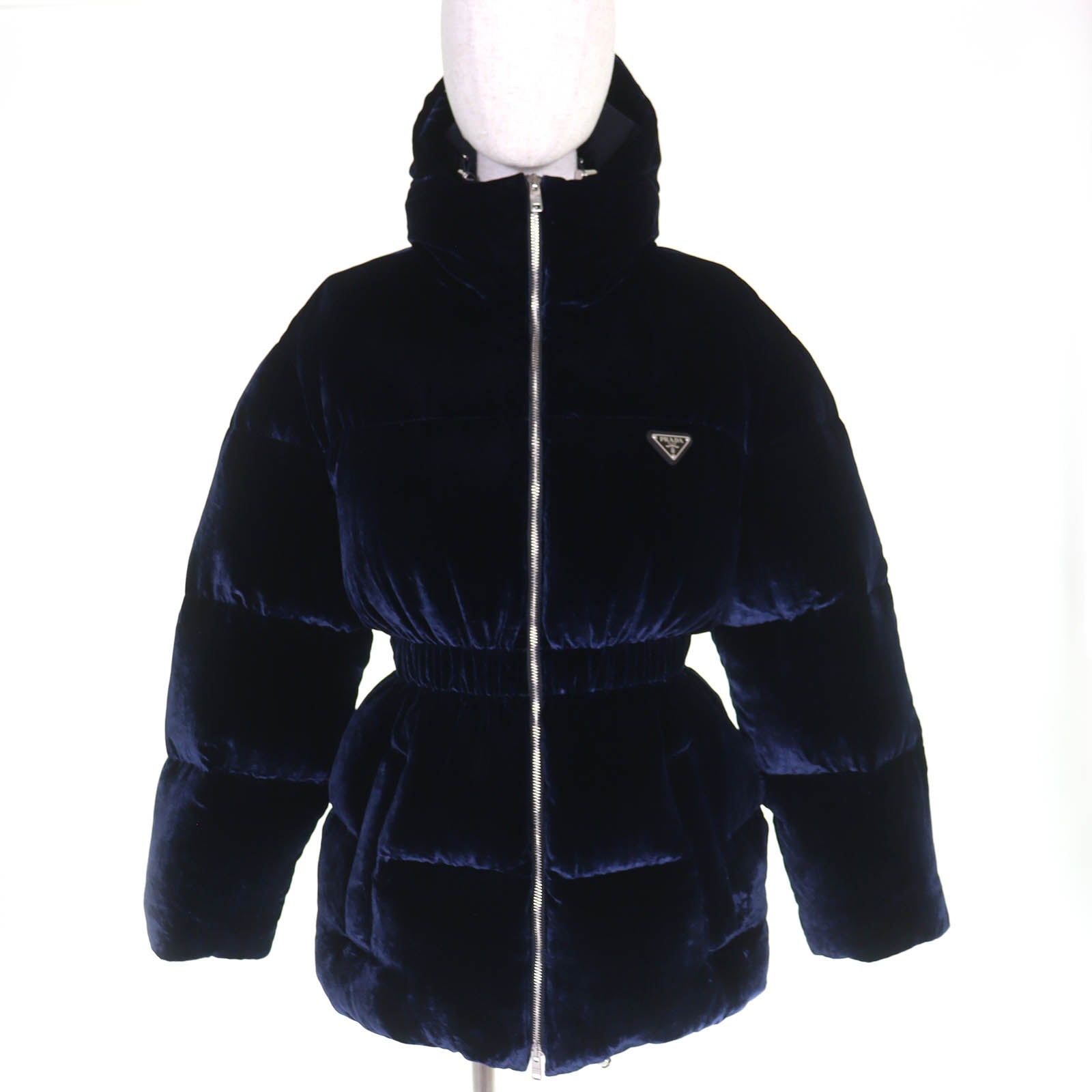Prada Stretch Velvet Down Jacket