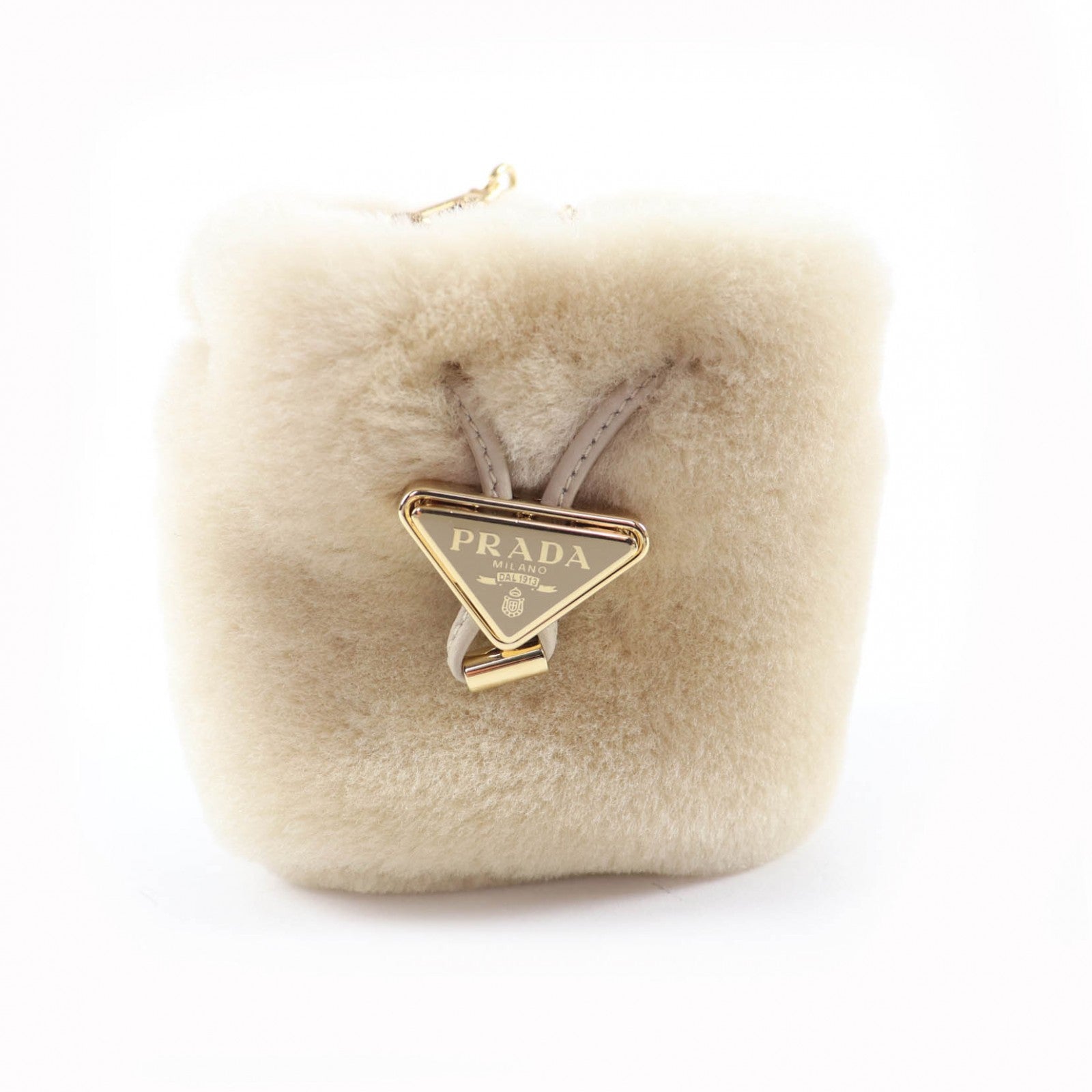 Prada Shearling Mini Shoulder Bag