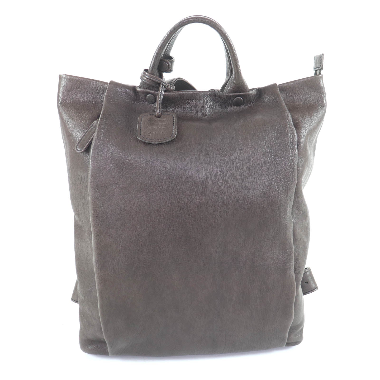 genten Goat Leather Backpack