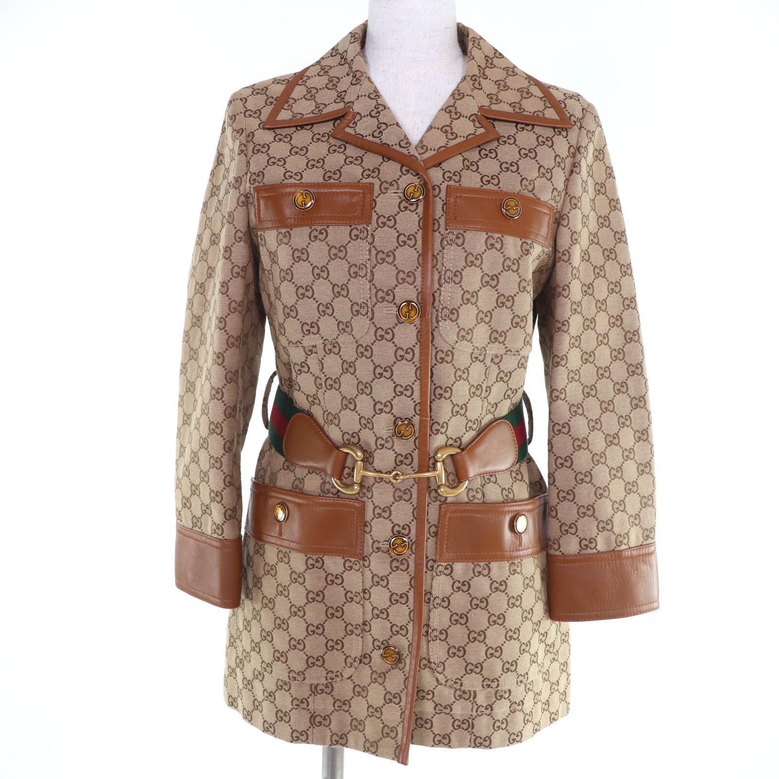 Gucci GG Canvas Cotton Polyester Jacket