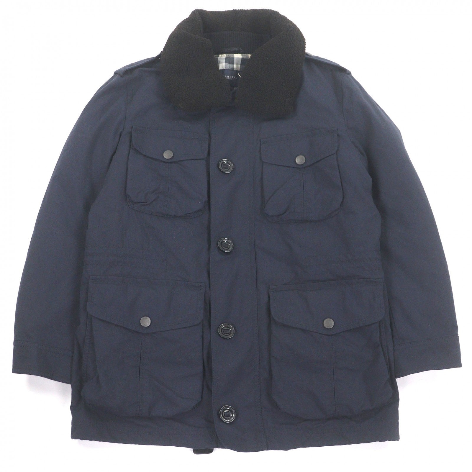 Burberry London Sheepskin Collar 3way Field Jacket