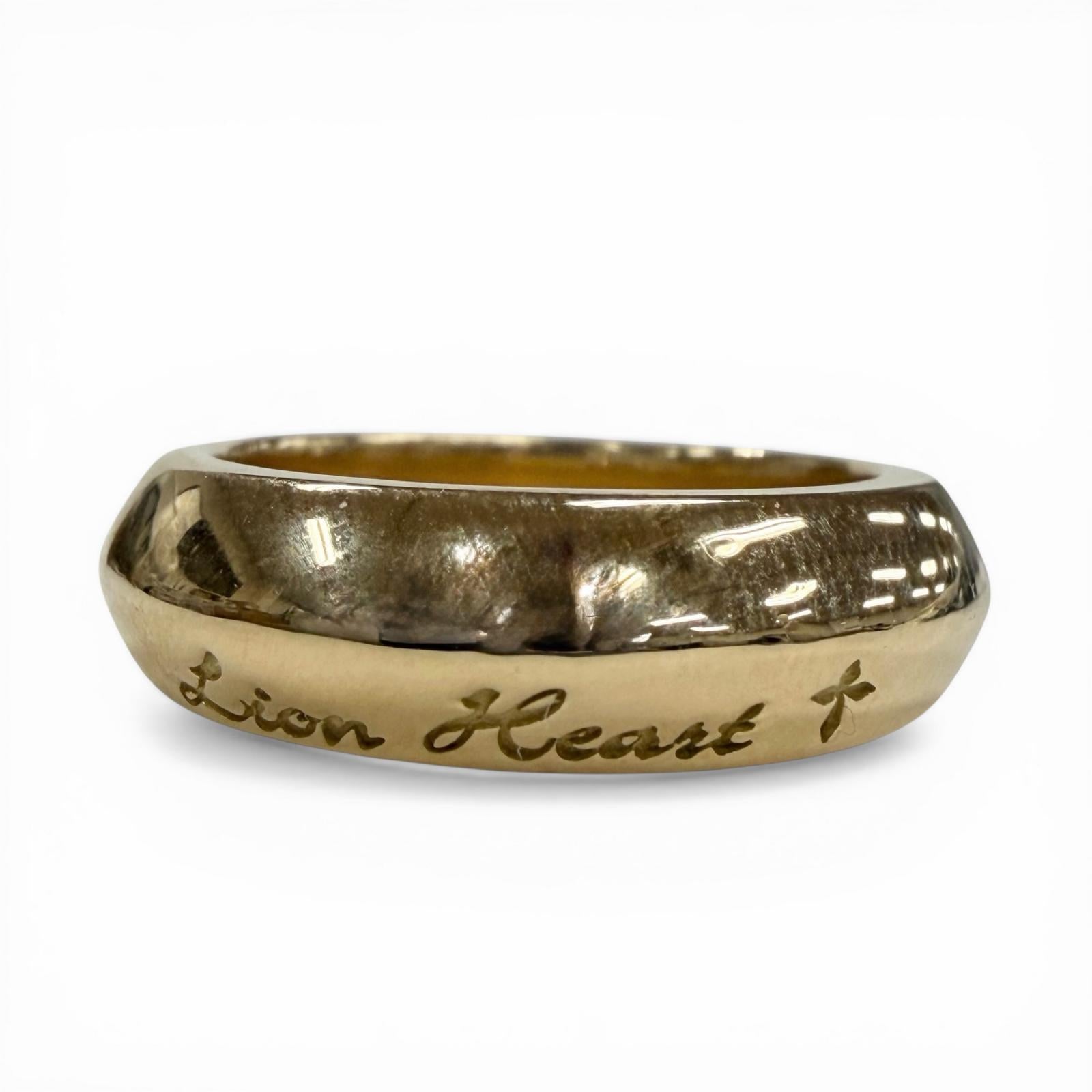 LION HEART Au750 Ring