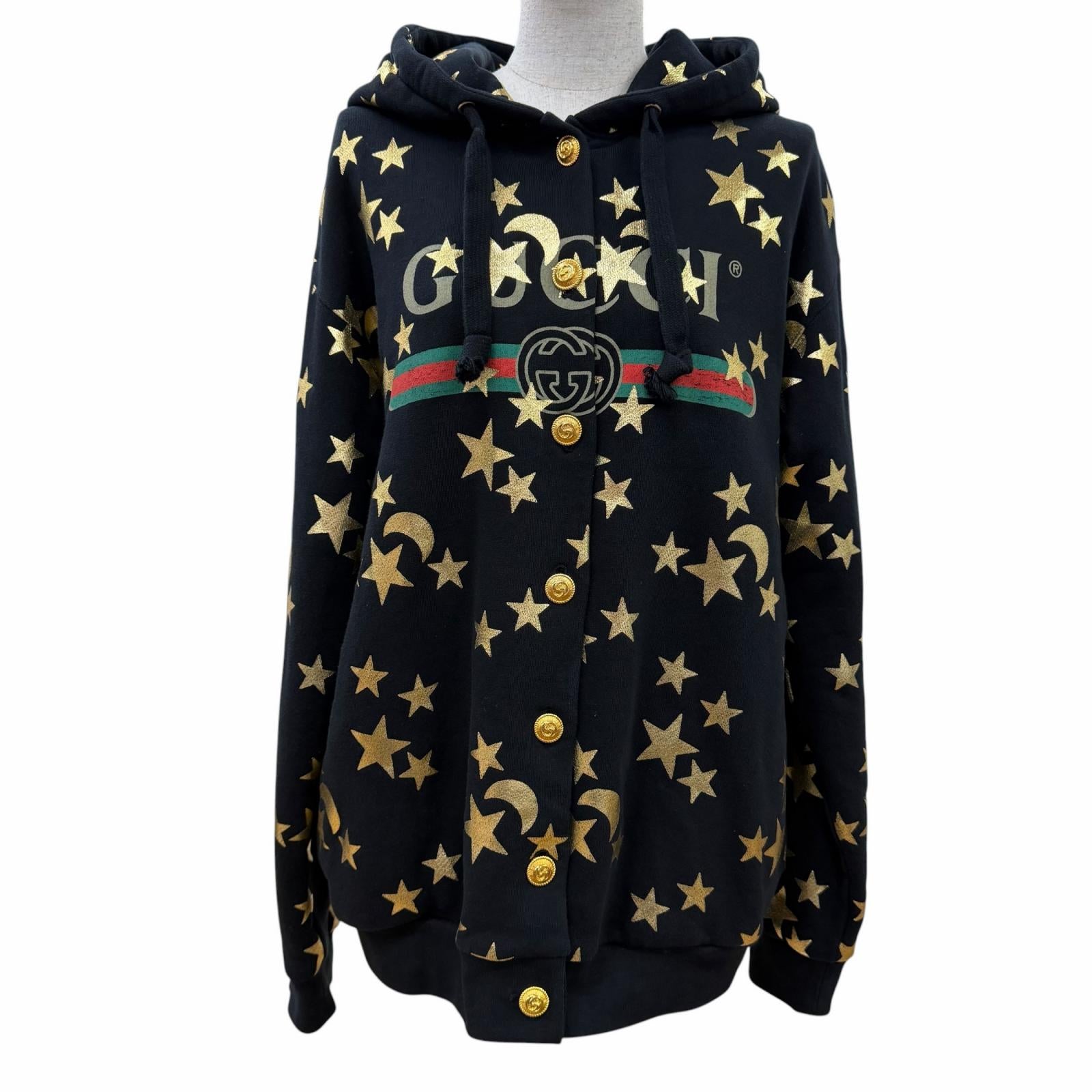 Gucci GG Logo Cotton Hoodie