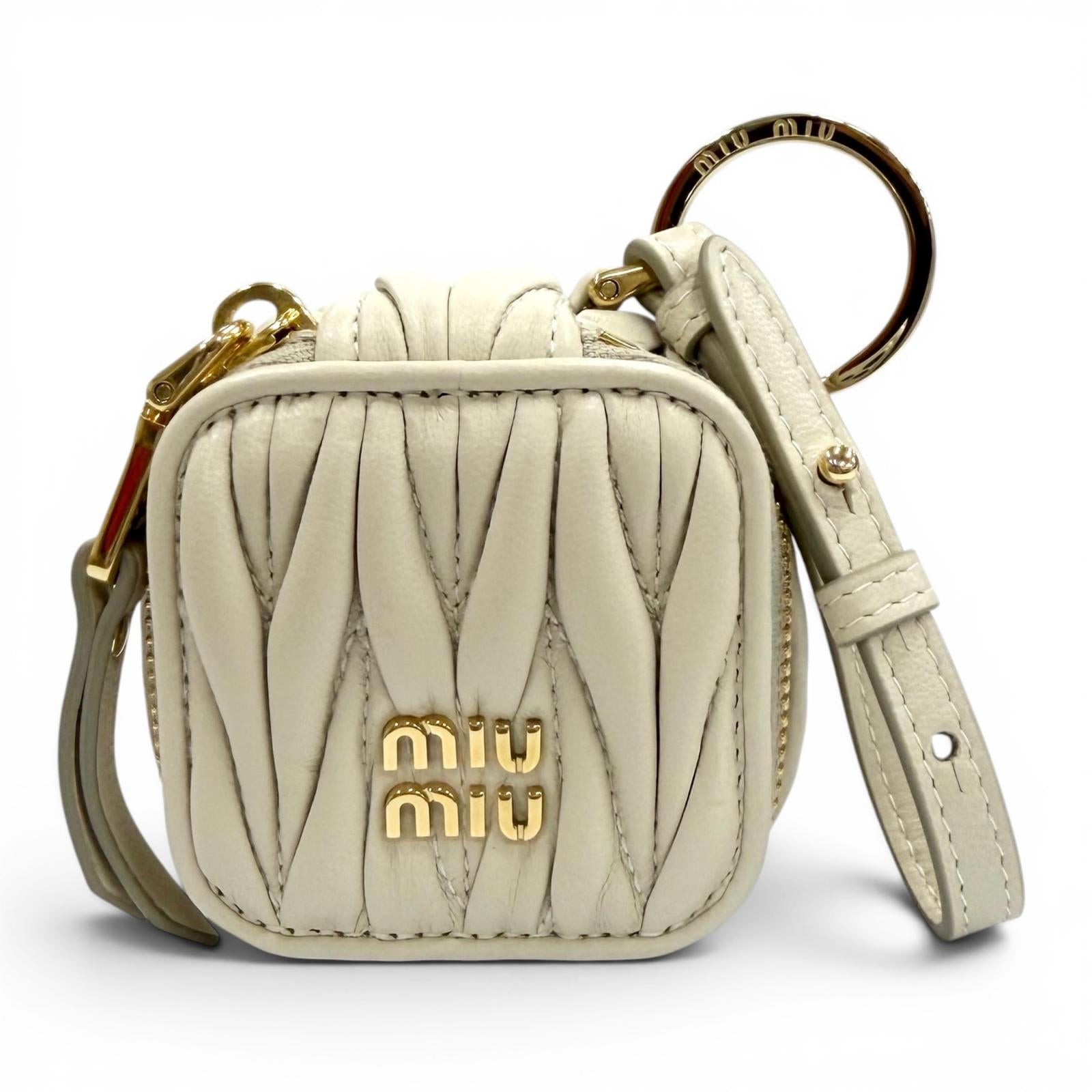 Miu Miu Sheepskin Bag Charm