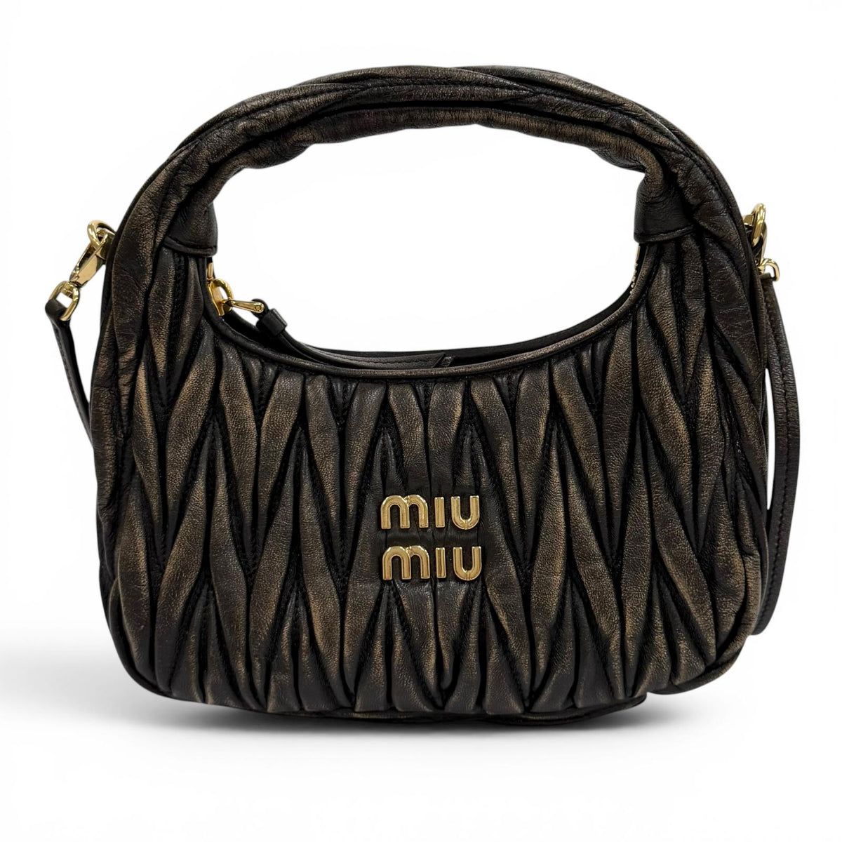 Miu Miu Wonder Leather Shoulder Bag