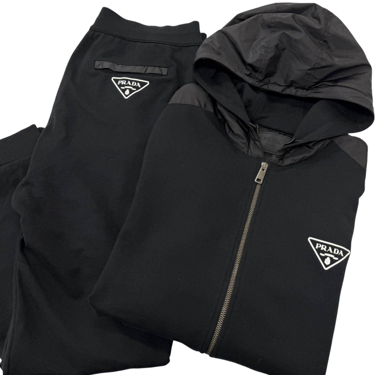 Prada Re-Nylon Cotton Two Piece Set