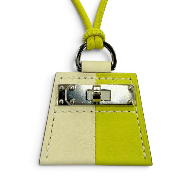 Hermes Mon Petit Kelly Leather Necklace
