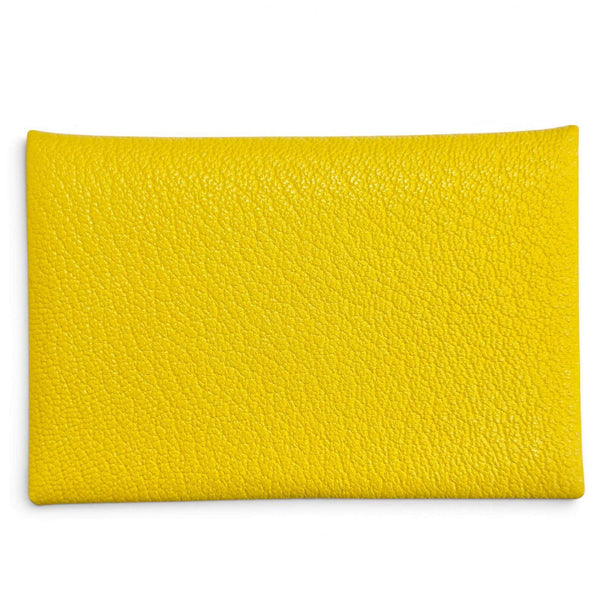 Hermes Calvi Verso Chevre Mysore Card Case