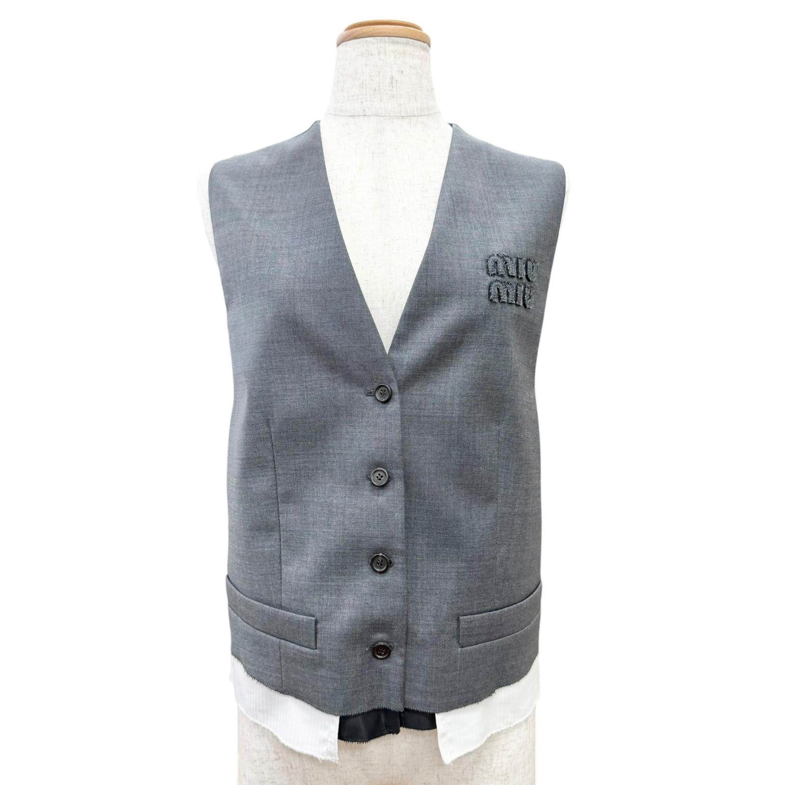 Miu Miu Virgin Wool Vest