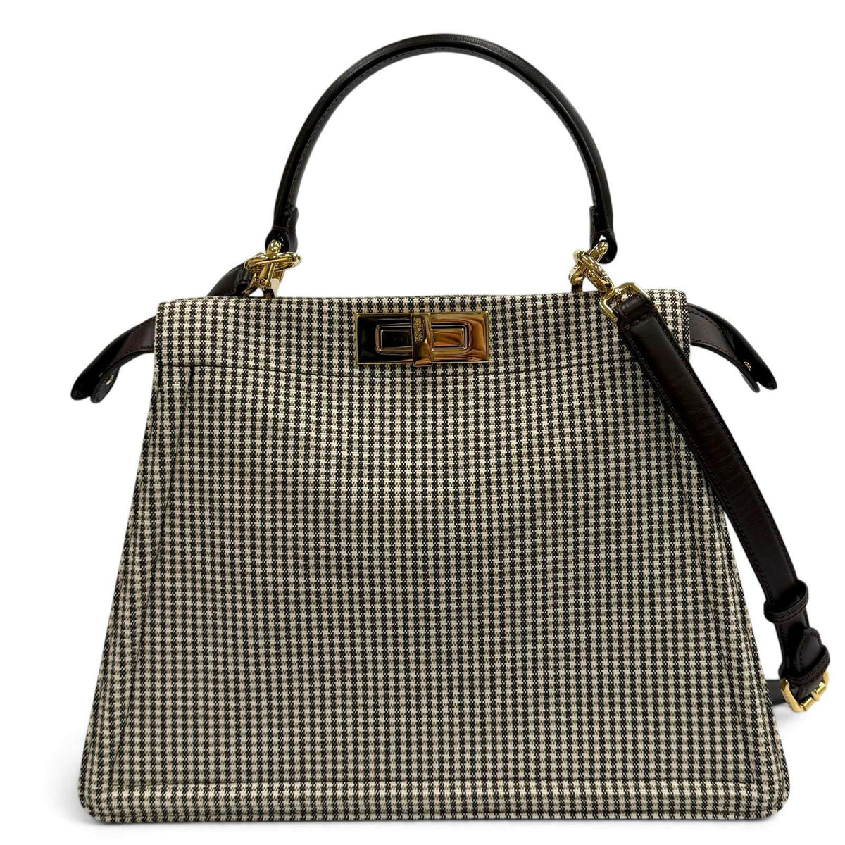 Fendi Peekaboo ISEEU Canvas Handbag