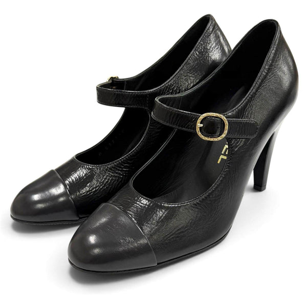 Chanel COCO Mark Leather Pumps