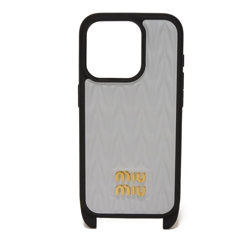 Miu Miu Matelassé Leather Smartphone Case