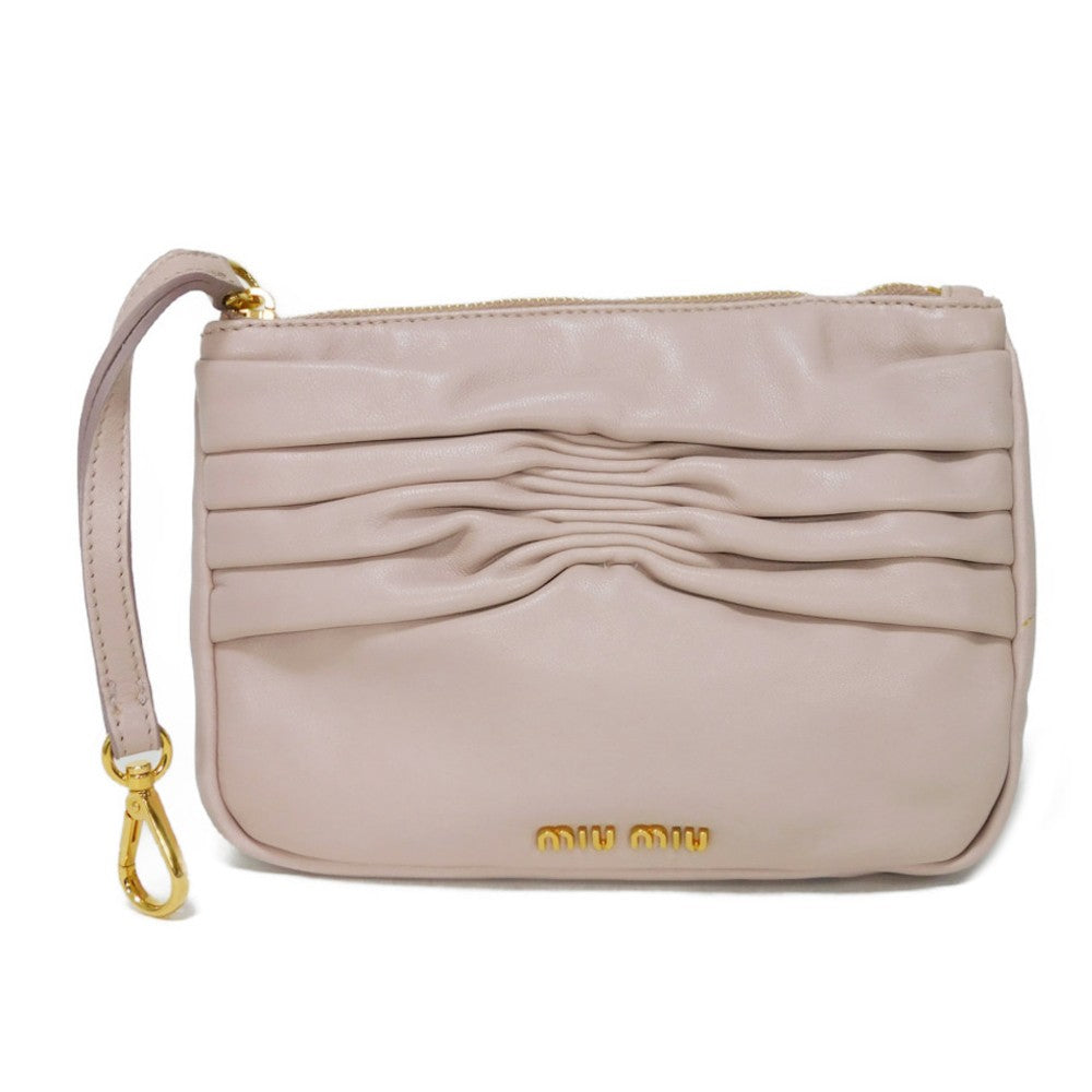 Miu Miu Matelassé Clutch Bag