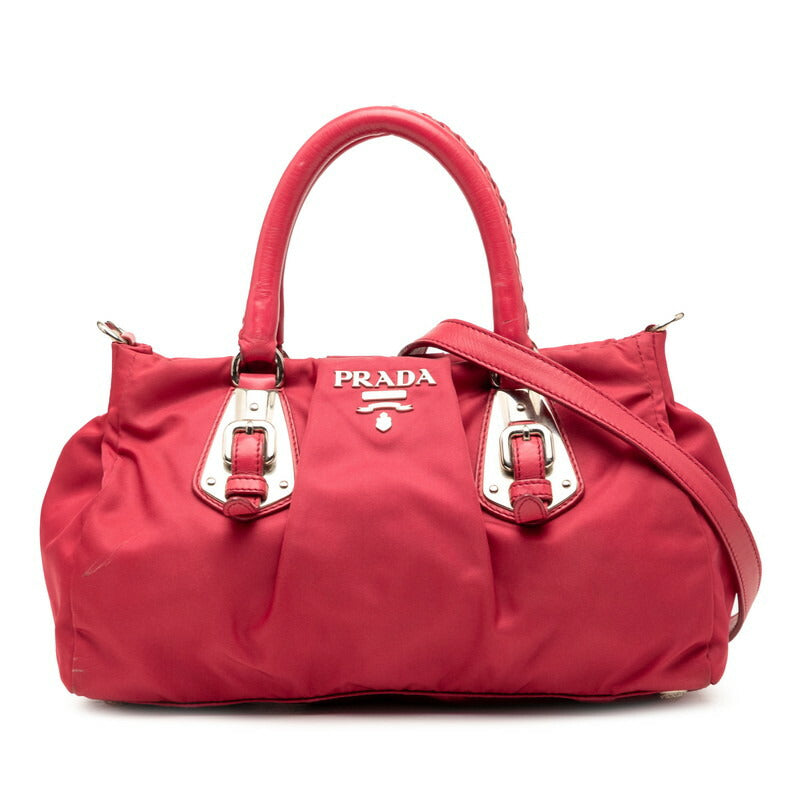 Prada Tessuto Leather 2way Bag