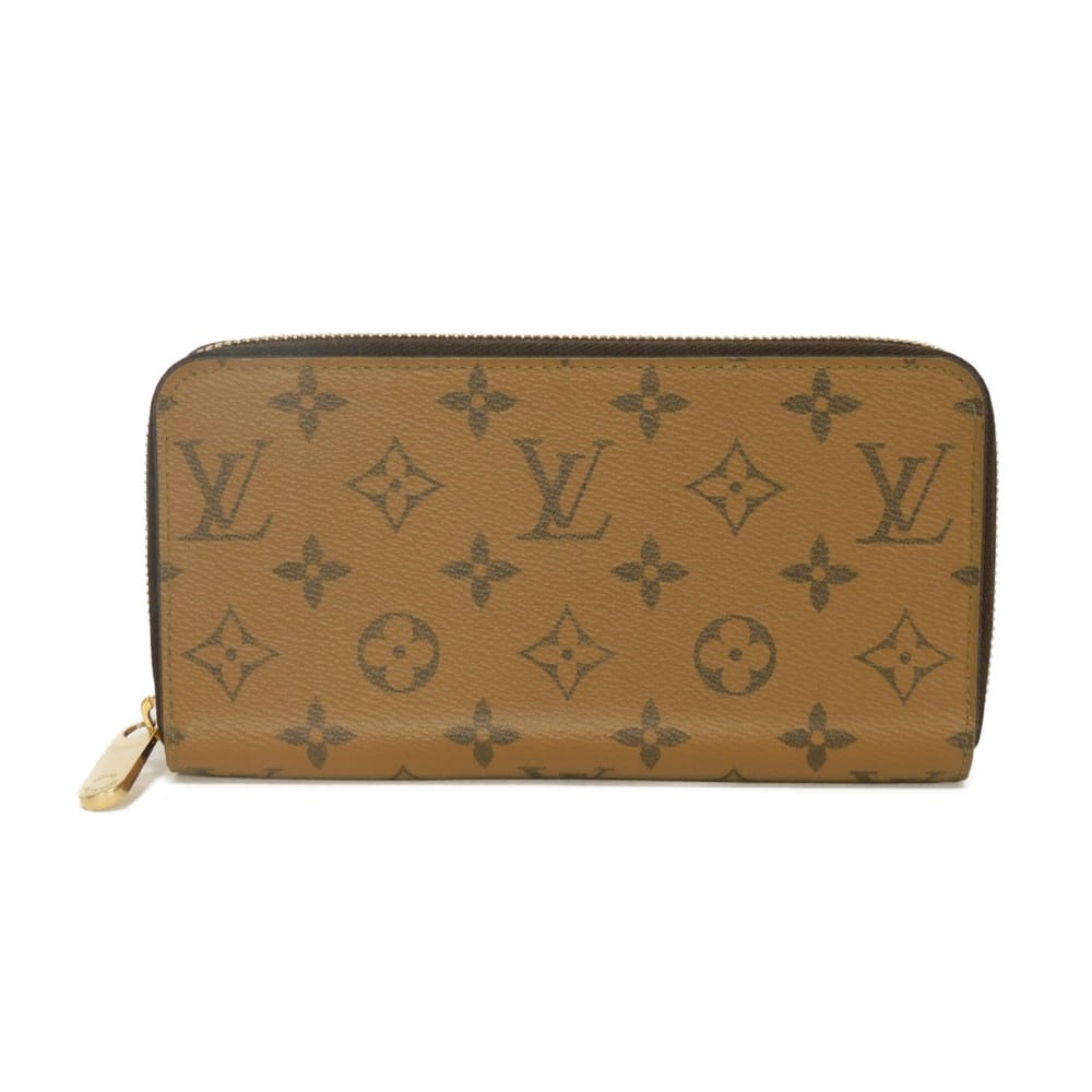 Louis Vuitton Zippy Wallet Monogram Reverse Canvas Long Wallet