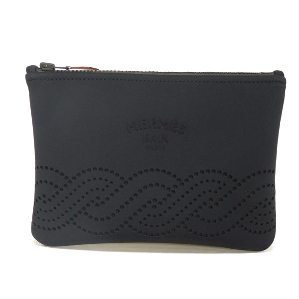 Hermes Neoban Torsade Marin PM Nylon Polyurethane Pouch
