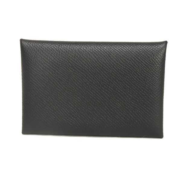 Hermes Calvi Leather Card Case