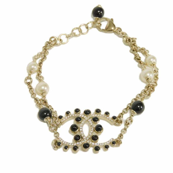Chanel Coco Mark Crystal Chain Bracelet