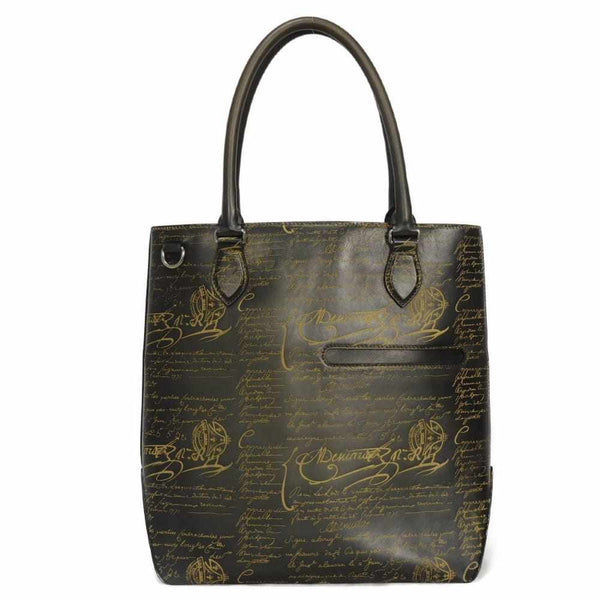 Berluti Toujours Vertical Neo Venezia Calf Leather Tote Bag