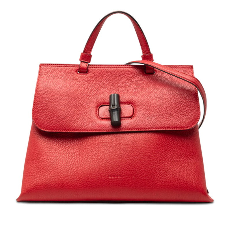 Gucci Bamboo Daily Leather 2way Bag