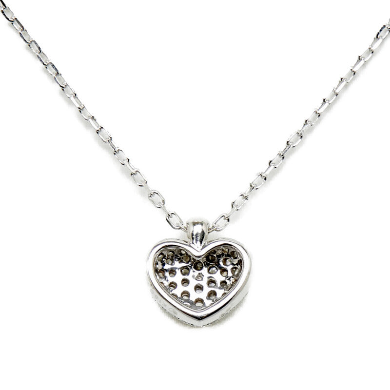 18k Gold Diamond Heart Pendant Necklace
