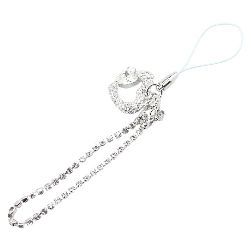 Swarovski Heart Crystal Metal Keychain Charm
