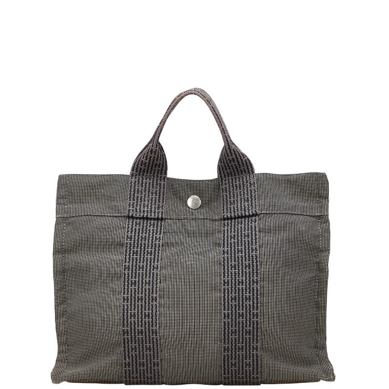 Hermes Herline Canvas Tote Bag
