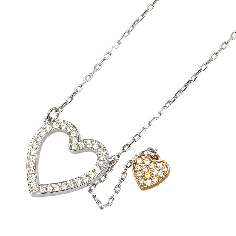 Swarovski Heart Motif Rhinestone Necklace