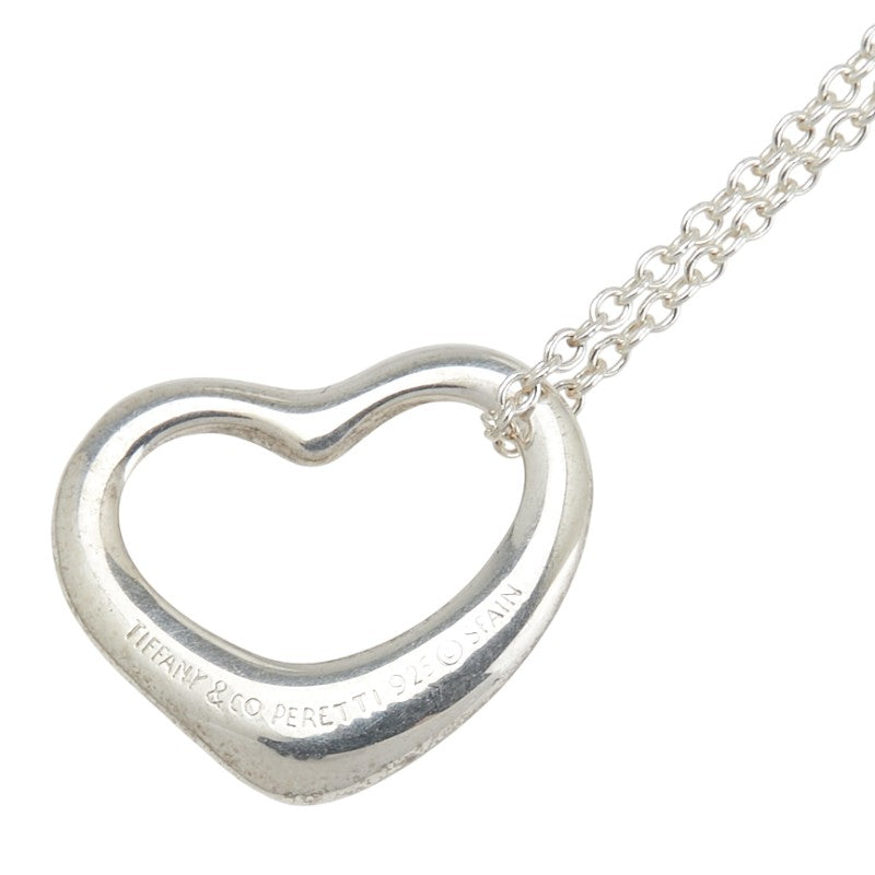 TIFFANY&Co. Elsa Peretti Open Heart Silver Necklace