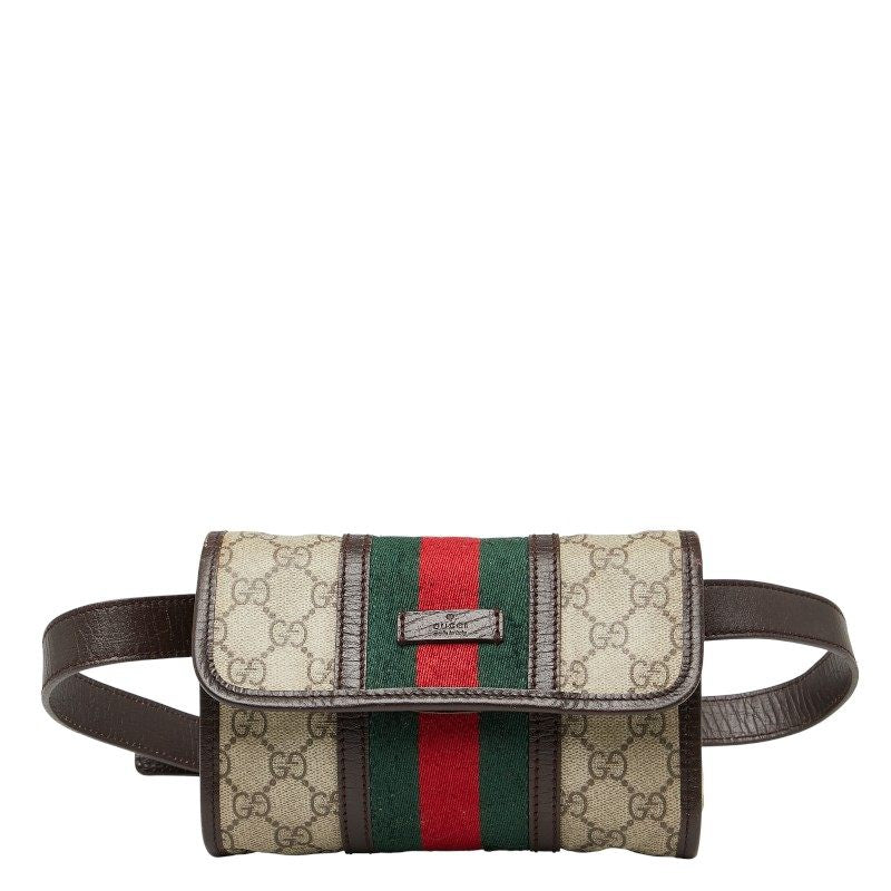 Gucci GG Supreme PVC waist bag