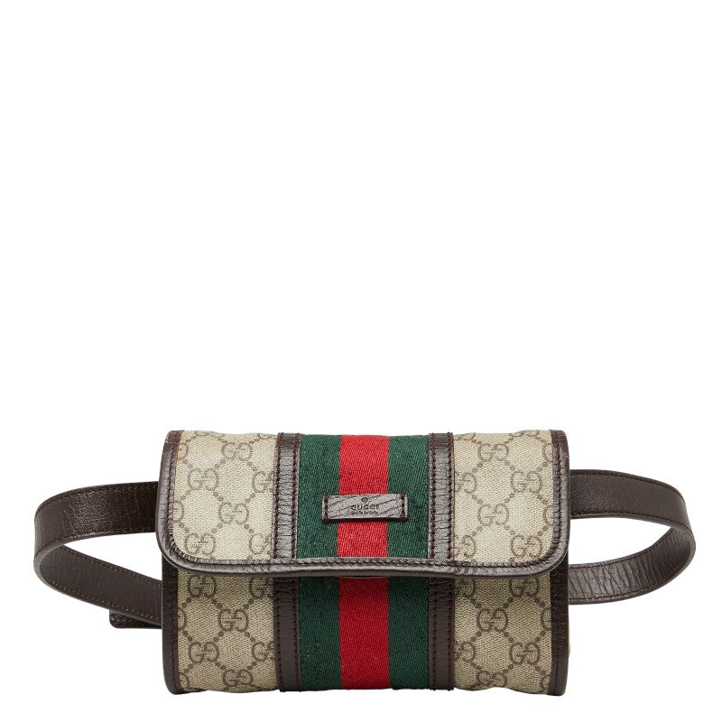 Gucci GG Supreme PVC waist bag
