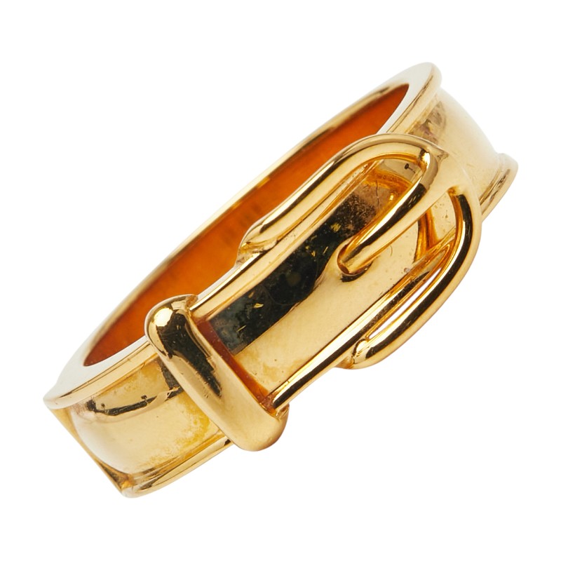 Hermes Boucle Sellier Belt Motif Scarf Ring