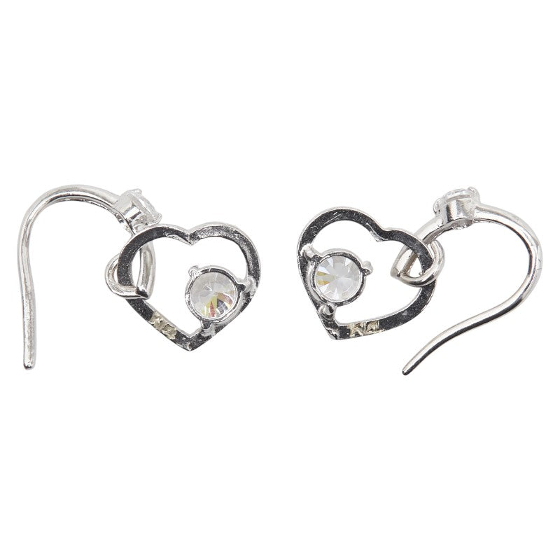K14 Gold Cubic Zirconia Heart Earrings