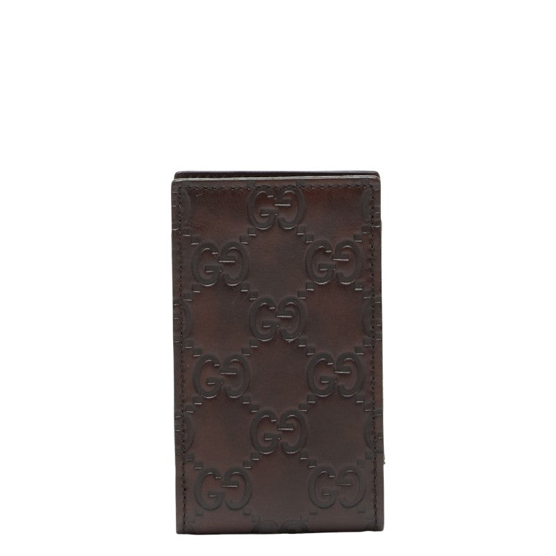 Gucci Gucci Signature Leather Phone Holder