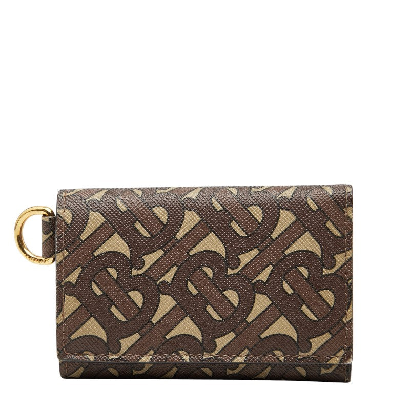 Burberry TB Monogram PVC Trifold Wallet