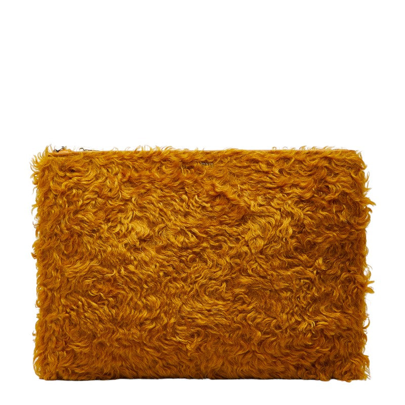 Miu Miu Shearling Clutch Bag
