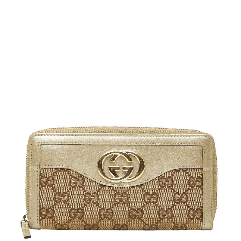 Gucci GG Canvas Interlocking G Long Wallet