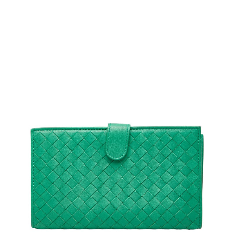 Bottega Veneta Intrecciato Leather Long Wallet