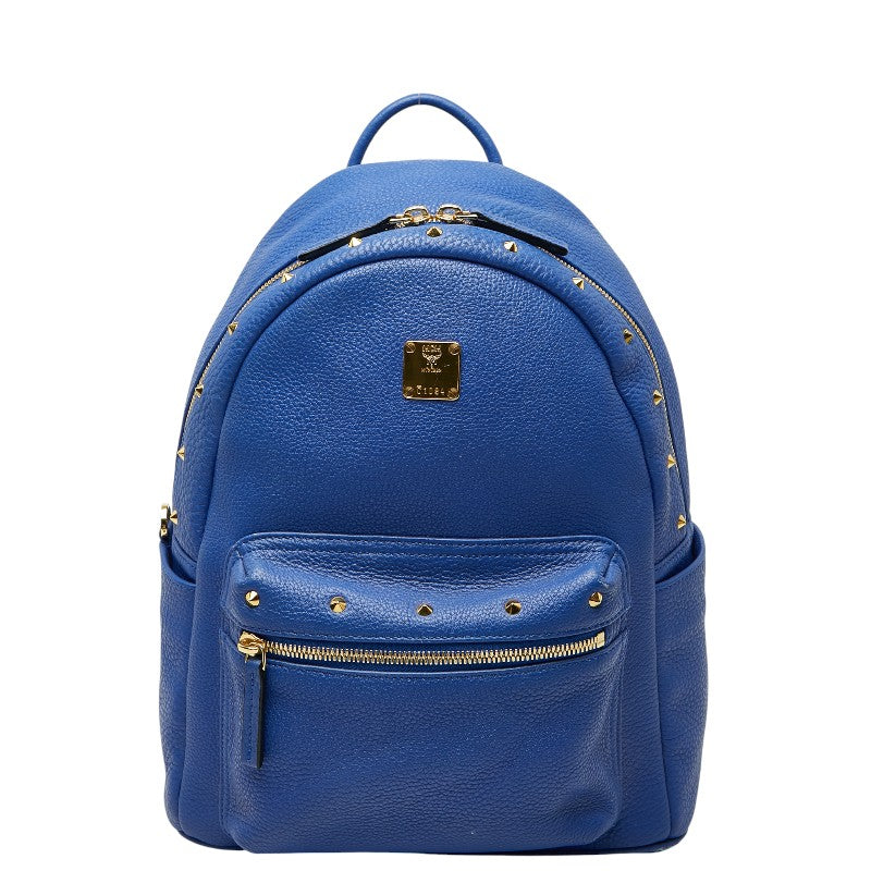 MCM Studs Leather Backpack