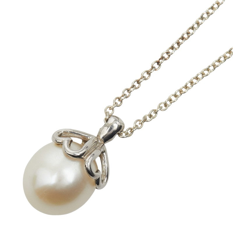 TIFFANY&Co. Open Heart SV925 Pearl Necklace