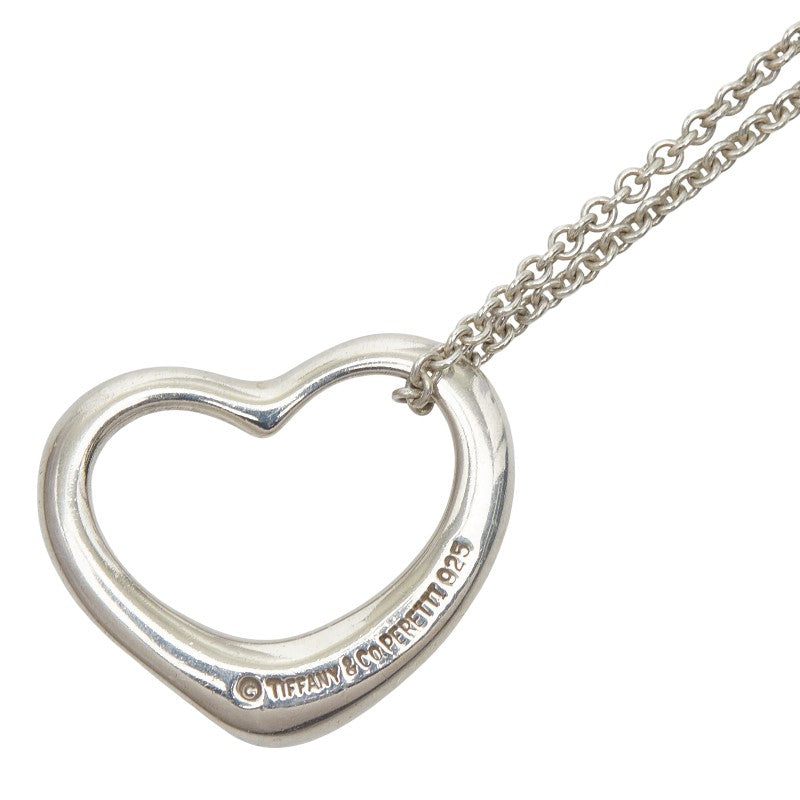 Tiffany & Co. Open Heart 925 Silver Necklace