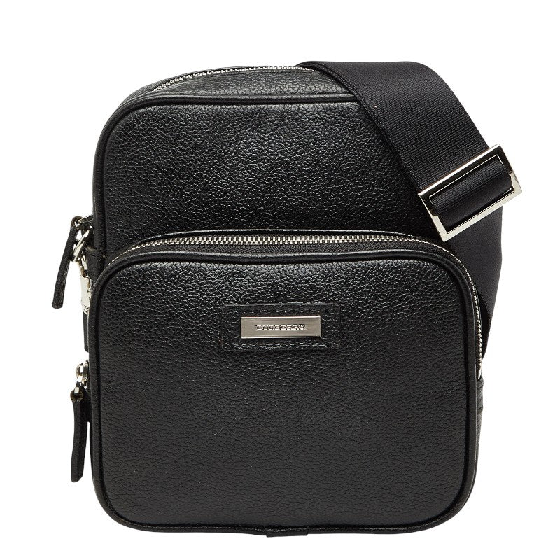 Burberry Nova Check Leather Shoulder Bag