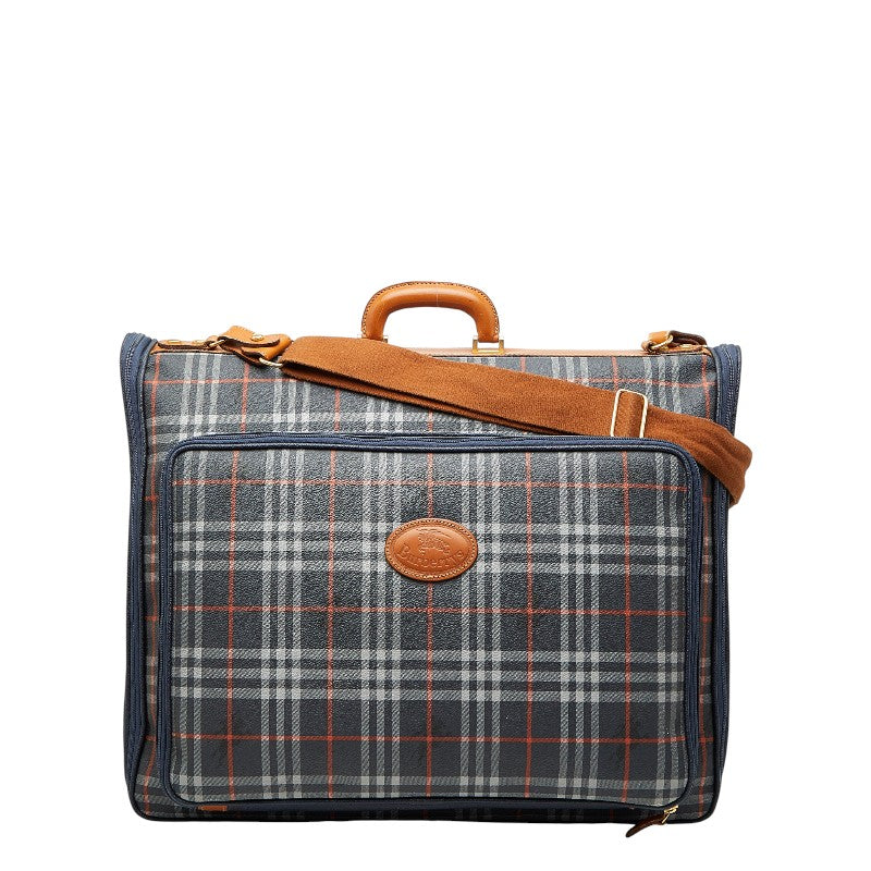 Burberry Nova Check Shadow Horse PVC Leather Garment Bag