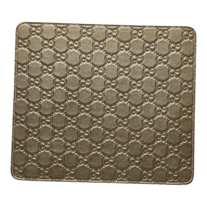 Gucci GG Logo Guccissima Leather Mouse Pad