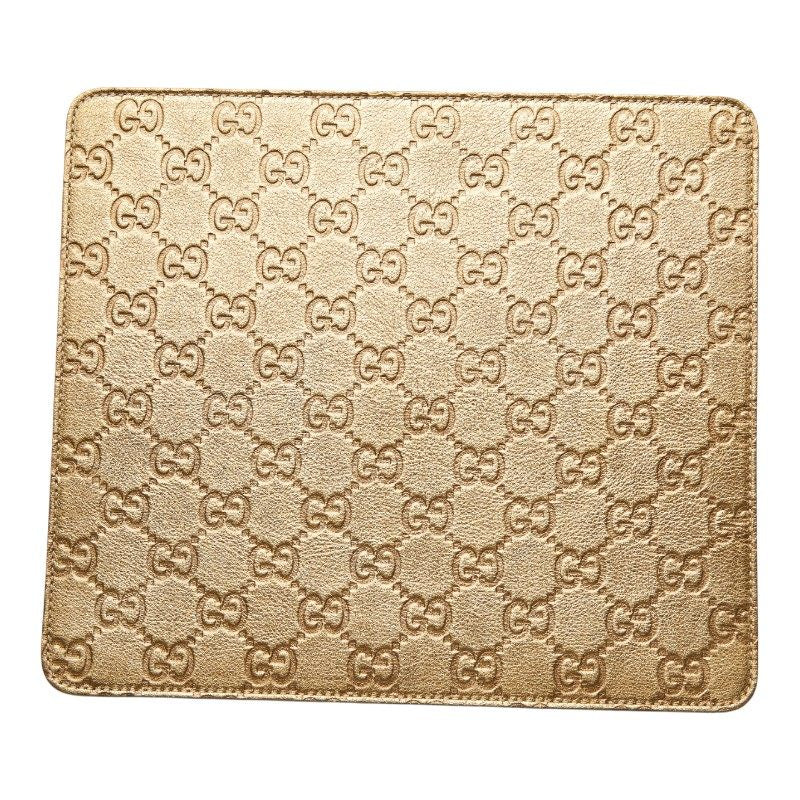 Gucci GG Logo Guccissima Leather Mouse Pad