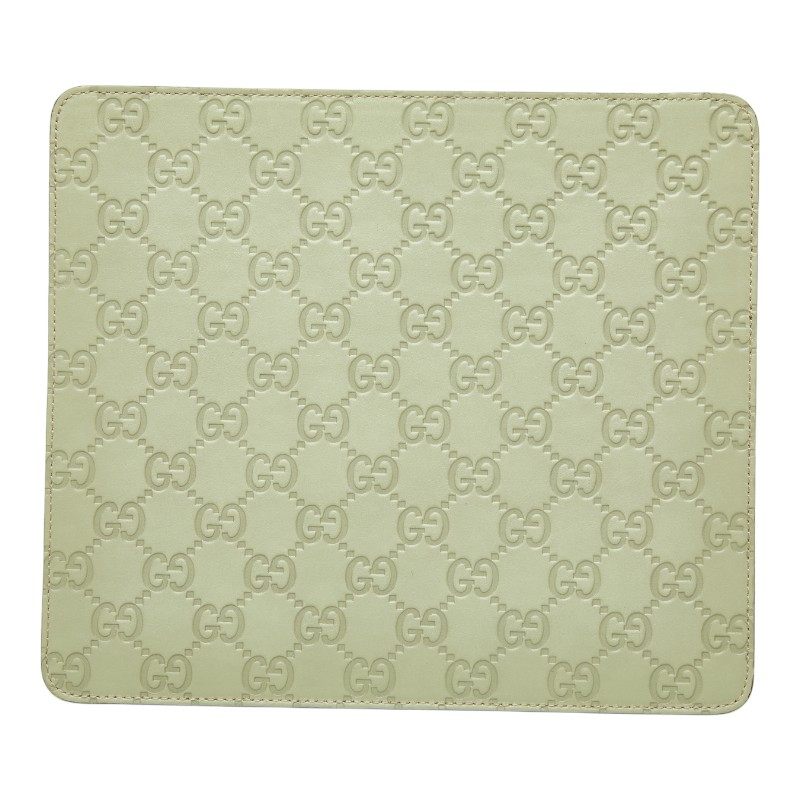 Gucci GG Logo Guccissima Leather Mouse Pad