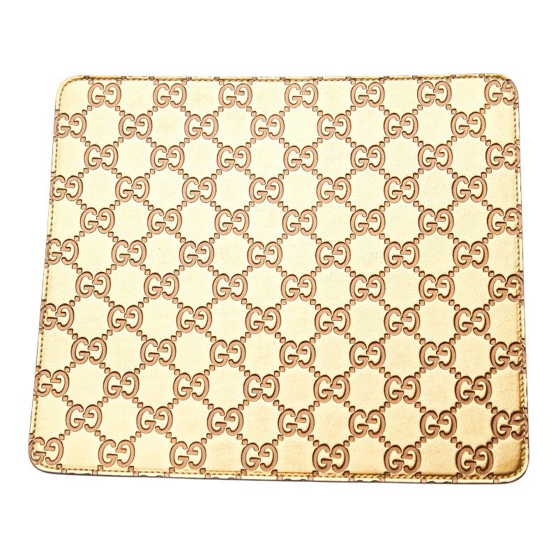 Gucci GG Logo Guccissima Leather Mouse Pad