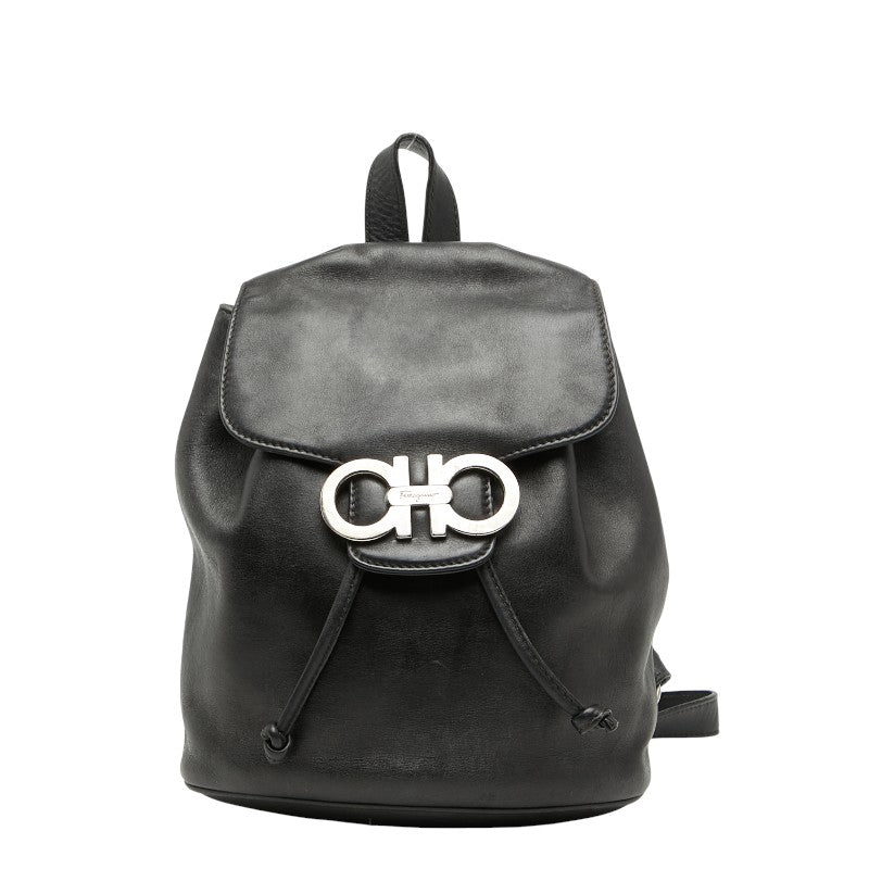 Salvatore Ferragamo Gancini Leather Backpack